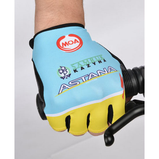 2014 Astana Guante de Bicicletas